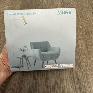 Milfra Wifi Smart Wall Light Switch  Smart Life App 2Set Google Assistant, Alexa
